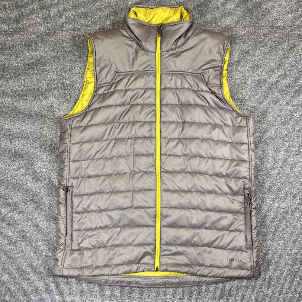 Alpine Design Vest Mens 2XL Gray Puffer Insulated Full Zip Collared Lined